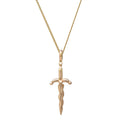Mini Wavy Dagger Necklace